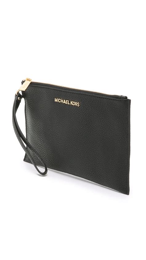 michael michael kors bedford large leather zip clutch 88.00|1.